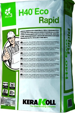 Клей H40 Eco Rapid серый 25 кг